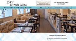 Desktop Screenshot of miraclemats.com